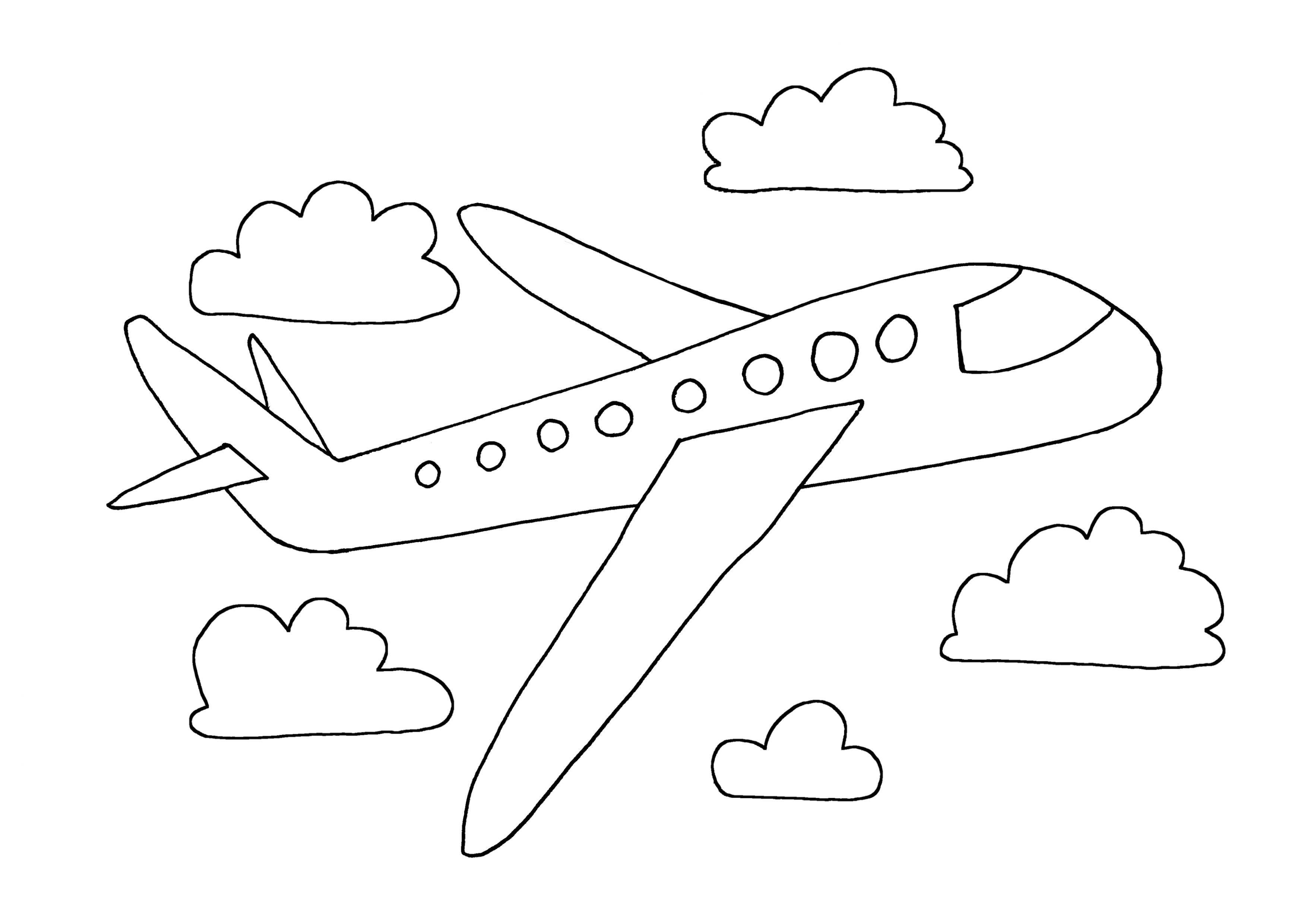 air transportation coloring pages preschool printables